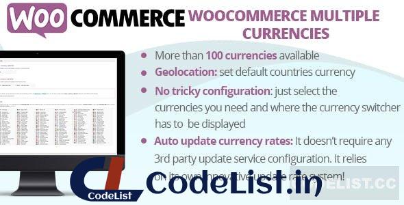 WooCommerce Multiple Currencies v5.2