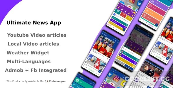 Ultimate News App (Video,Youtube,Weather,Survey) v2.0