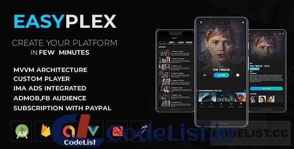 EasyPlex v1.0.0 – Movies – Live Streaming – TV Series, Anime