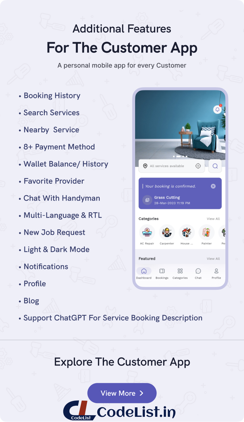 Handyman Service | On-Demand Home Service Flutter App with ChatGPT Integration - 26