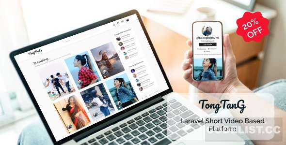 TongTang v1.0 – Laravel Short Video Sharing Platform