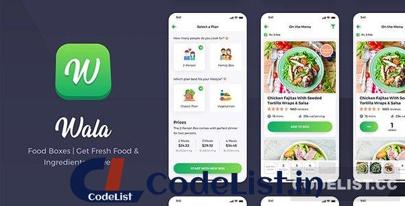 Wala v1.0 – Food & Delivery React Native App Template