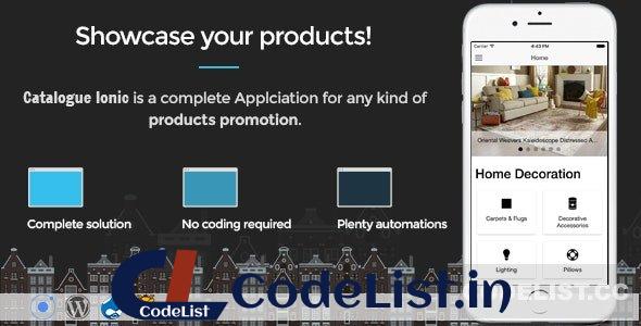 Catalogue Ionic v1.5 – Full application