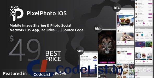 PixelPhoto IOS v1.0.4 – Mobile Image Sharing & Photo Social Network