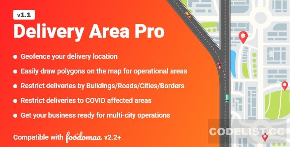 Delivery Area Pro v1.1 – Module for Foodomaa