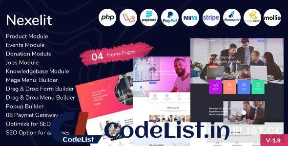 Nexelit v1.9 – Multipurpose Website & Business Management System CMS