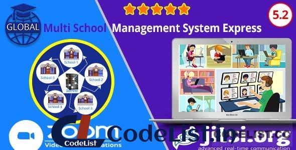 Global v5.2 – Multi School Management System Express