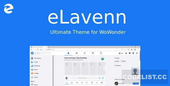 eLavenn v1.0 – The Ultimate WoWonder Theme