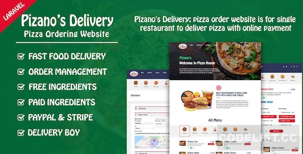 Pizano’s Delivery v1.0 – Unlimited pizza order website