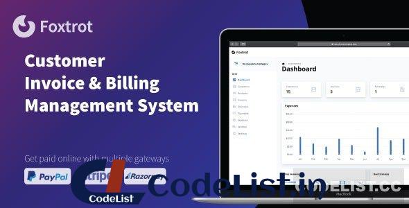 Foxtrot v1.0.1 – Customer, Invoice and Expense Management System