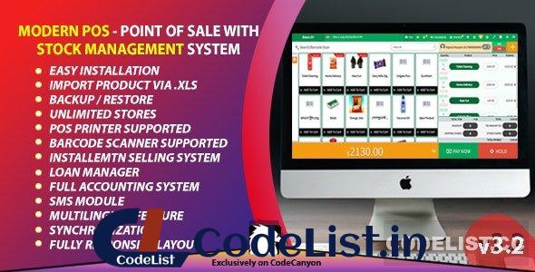 Modern POS v3.2 – Point of Sale with Stock Management System