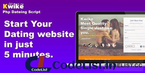 Kwike v1.4 – Dating Website Php Script