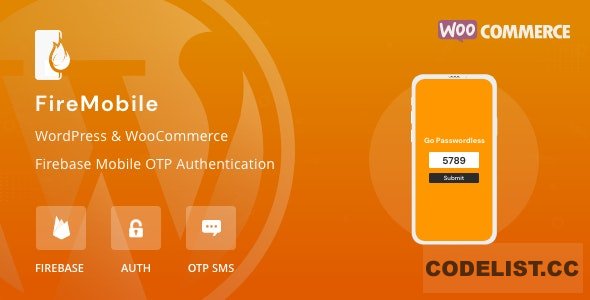 FireMobile v1.0.1 – WordPress & WooCommerce firebase mobile OTP authentication