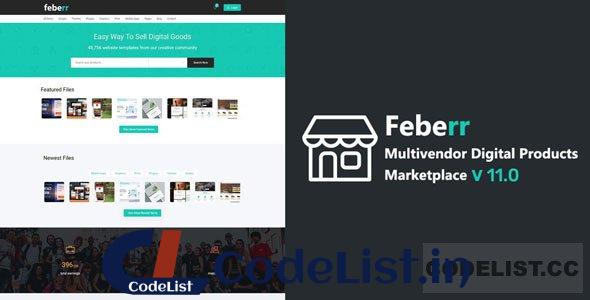 Feberr v11.0 – Multivendor Digital Products Marketplace