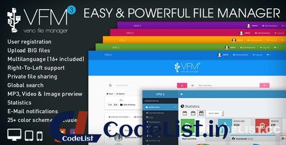 Veno File Manager v3.7.5 – host and share files