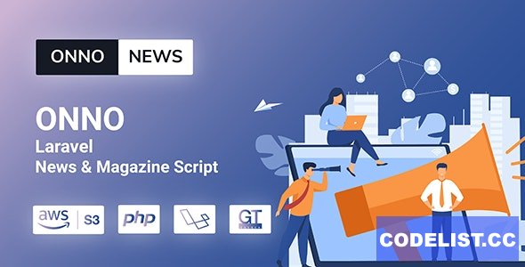 ONNO v1.0 – Laravel News & Magazine Script