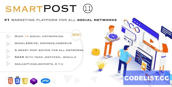 Smart Post v1.5 – Social Marketing Tool – nulled