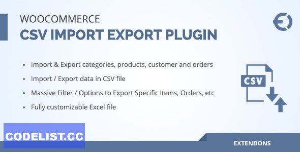 Woocommerce csv import export plugin v2.0.0 – orders, customers, products