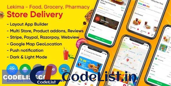 Lekima v2.9.0 – Store Delivery Full React Native Application for WordPress WooCommerce