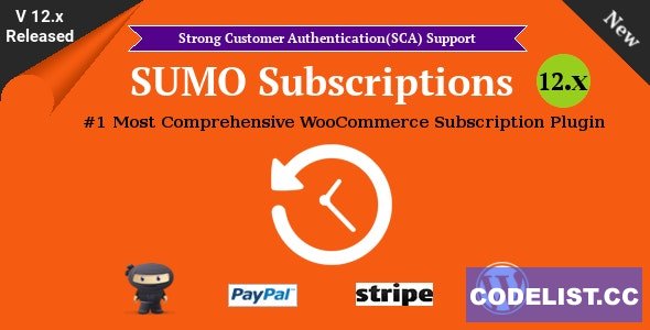 SUMO Subscriptions v15.8.0 – WooCommerce Subscription System