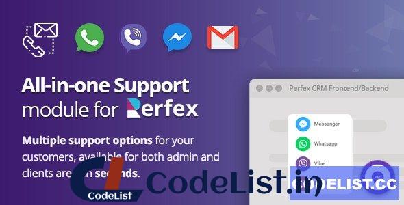 All-in-one Support module for Perfex v1.0