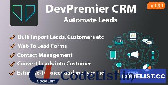 DevPremier CRM v1.3.1 – Convert Leads into Customers