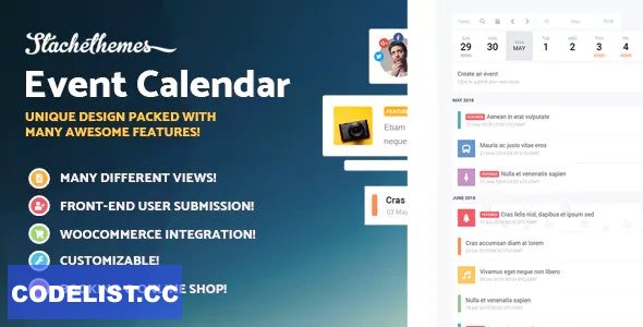 Stachethemes Event Calendar v3.2.6 – WordPress Events Calendar Plugin