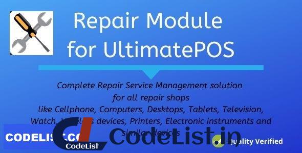 Advance Repair module for UltimatePOS v1.7 – nulled