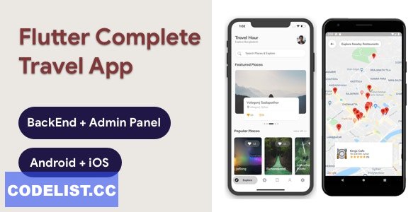 Travel Hour v3.0.0 – Flutter Travel App with Admin Panel