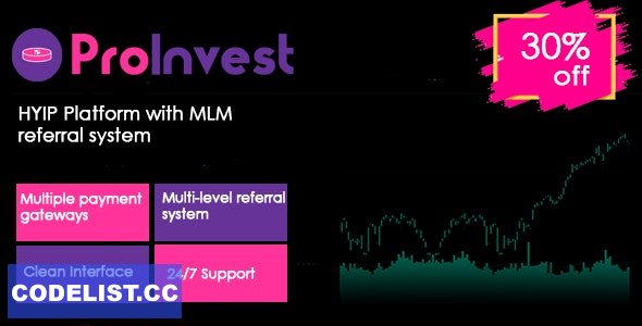 ProInvest v2.4 – CryptoCurrency and Online Investment Platform