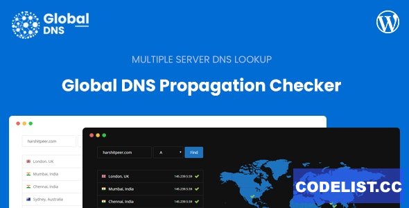 Global DNS v2.9.1 – Multiple Server – DNS Propagation Checker – WP