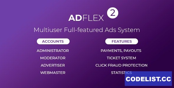 AdFlex v2.0.4 – Multi User Full-featured Ads System – nulled