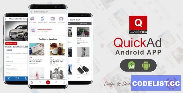 Quickad v1.6 – Classified Native Android App