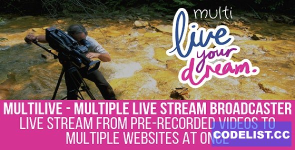 MultiLive v1.1.1.2 – Multiple Live Stream Broadcaster Plugin for WordPress