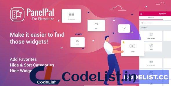 PanelPal for Elementor v1.1 – Manage Widgets and Categories