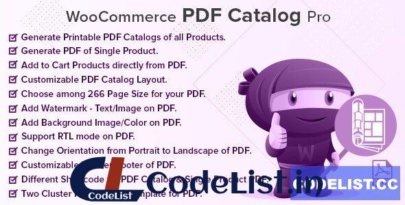 WooCommerce PDF Catalog Pro v2.0.0