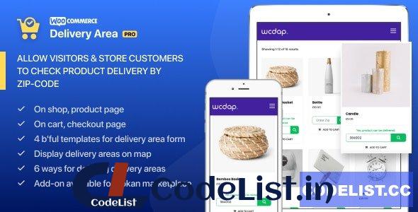 WooCommerce Delivery Area Pro v2.1.8