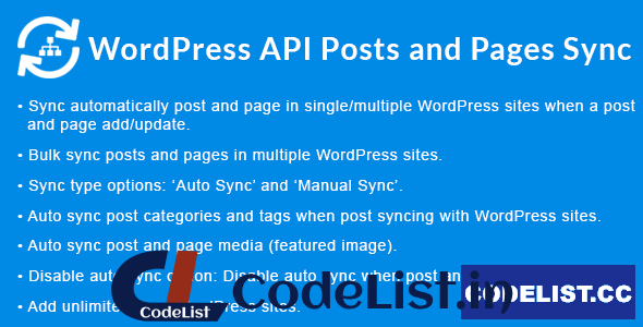 WordPress API Posts and Pages Sync with Multiple WordPress Sites v1.3.0