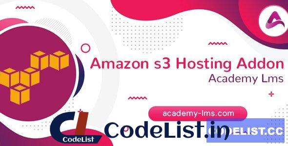 Academy LMS Amazon S3 Hosting Addon v1.0