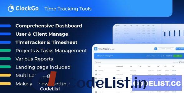 ClockGo v2.0 – Time Tracking Tool