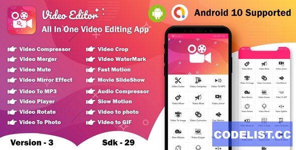 Android Video Editor v3.0 – All In One Video Editor App (64bit)