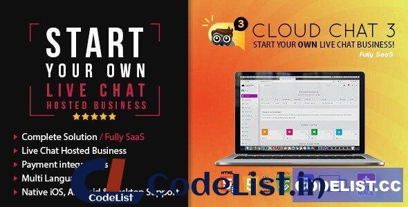 Cloud Chat 3 v3.1.4 – Fully SaaS Live Support Chat – nulled