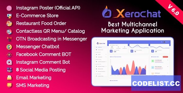 XeroChat v6.0 – Best Multichannel Marketing Application (SaaS Platform) – nulled