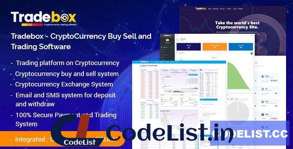 Tradebox v6.4 – CryptoCurrency Buy Sell and Trading Software – nulled