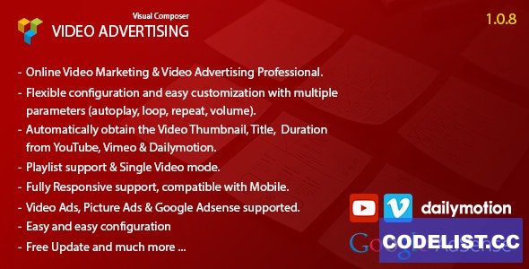 Video Advertising v1.0.8 – Addon For Visual Composer