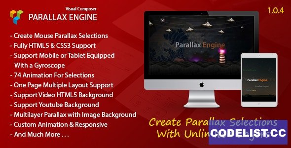 Parallax Engine v1.0.4 – Addon For Visual Composer