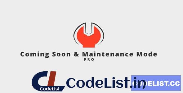 Coming Soon & Maintenance Mode PRO v6.54