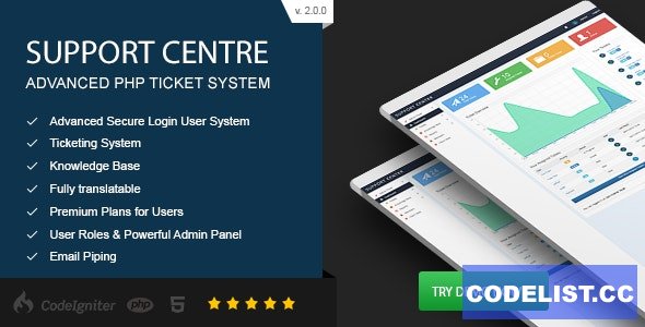 Support Centre v2.9.0 – Advanced PHP Ticket System