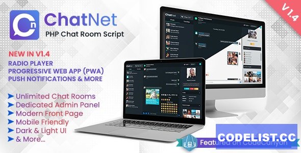 ChatNet v1.4 – PHP Chat Room & Private Chat Script – nulled