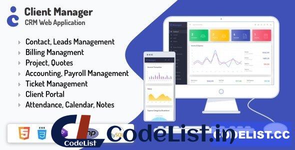 Client Manager – CRM & Billing Management Web Application with GDPR Compliance